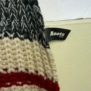 Roots Accessories Roots Cabin Scarf Knit Kids Tassel Fringe